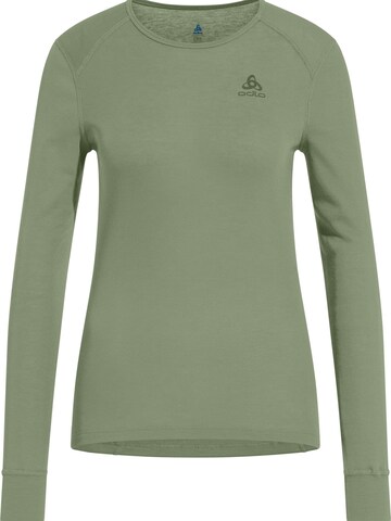 ODLO Base Layer 'ACTIVE WARM' in Grün: Vorderseite