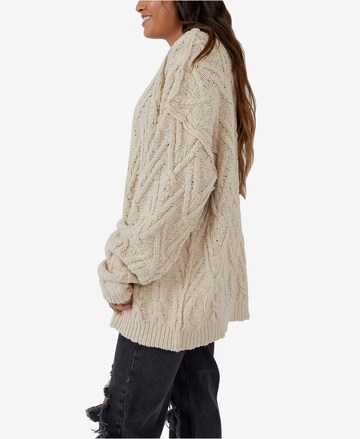 Free People Sweater 'ISLA' in Beige