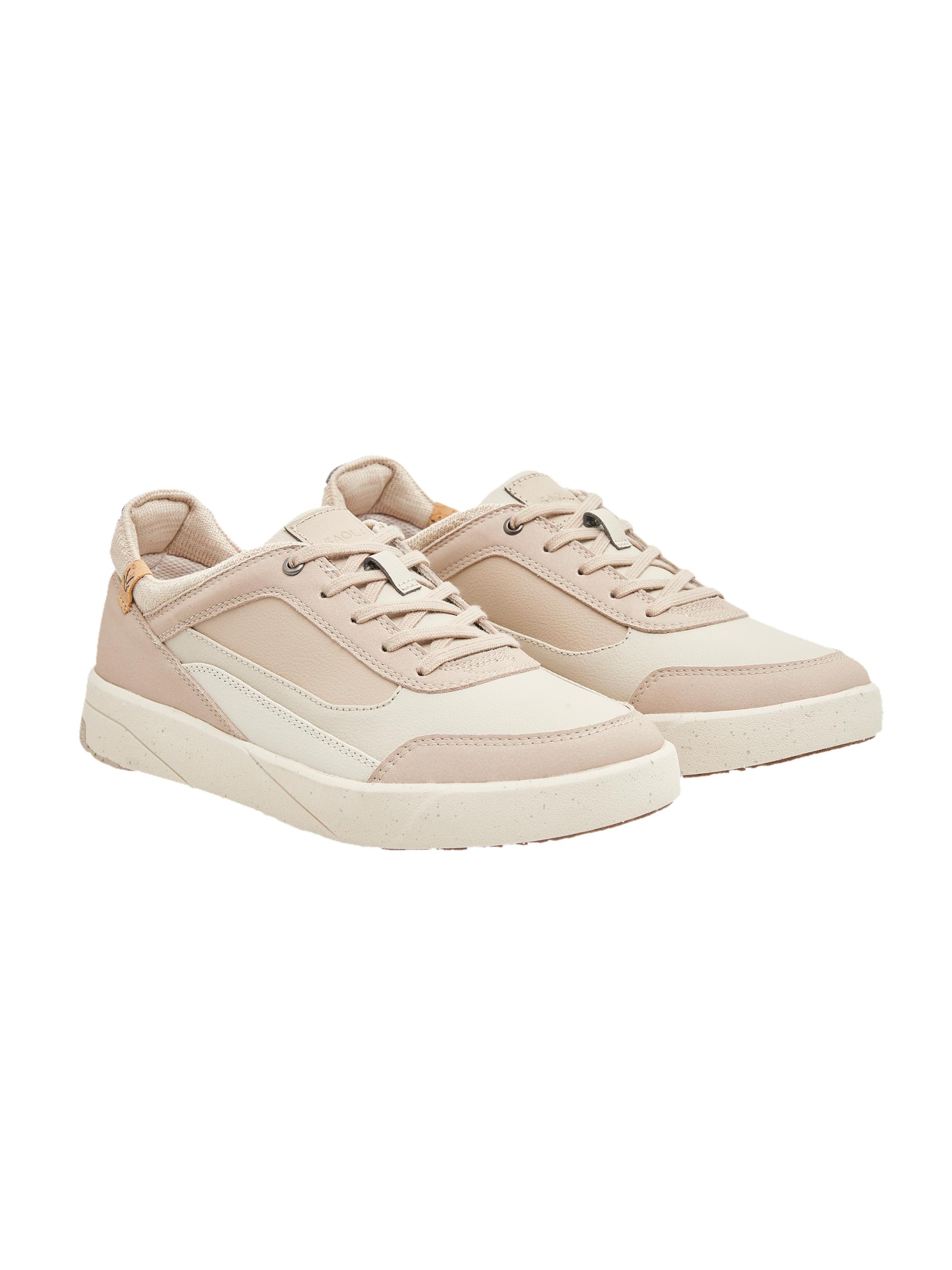 SAOLA Lace-up shoe 'Quito W Cashew' in Beige