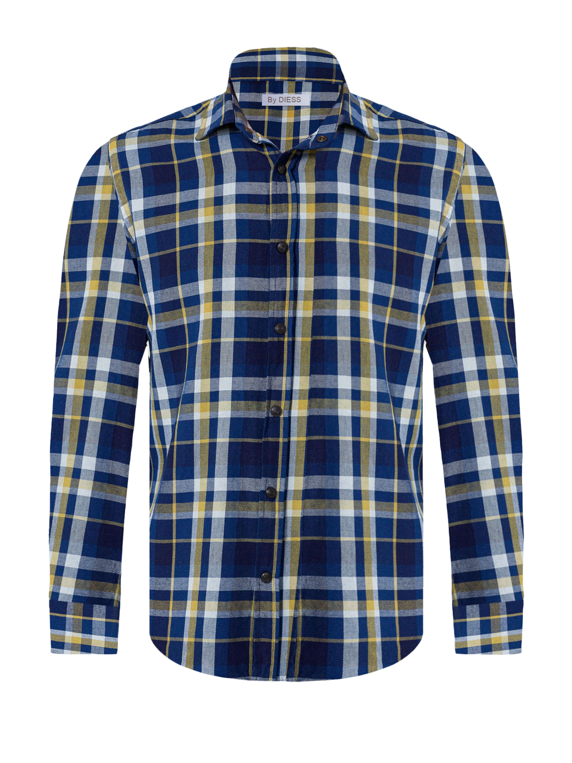 By Diess Collection Regular fit Overhemd in Blauw: voorkant