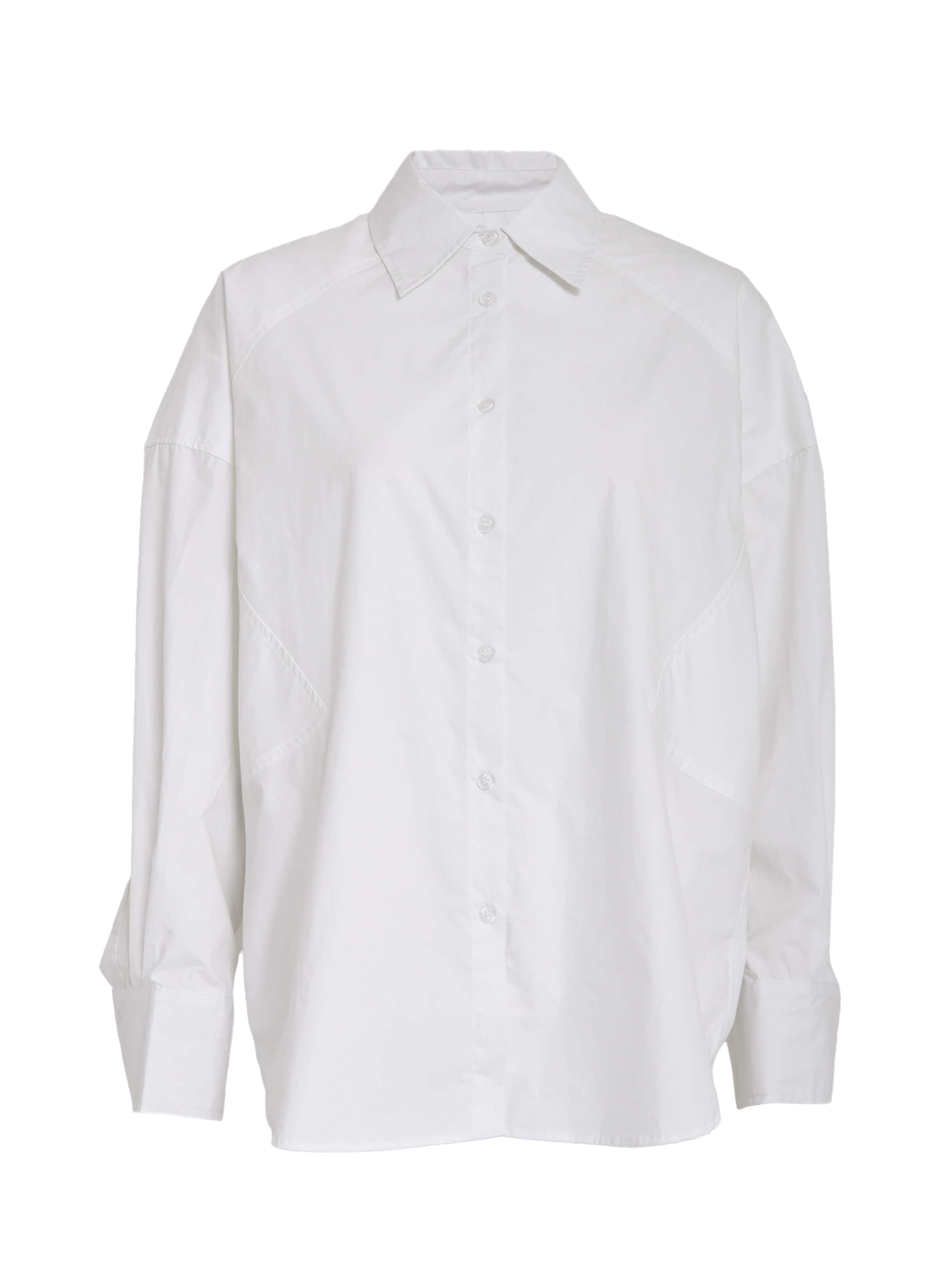 Maglia extra large 'Jessa' di minus in bianco: frontale