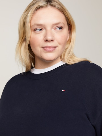 Tommy Hilfiger Curve Sweatshirt i blå