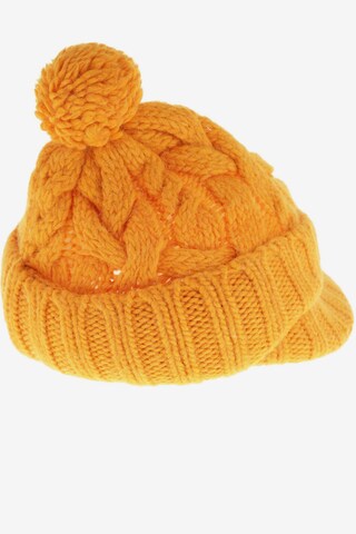 Closed Hat & Cap in One size in Orange