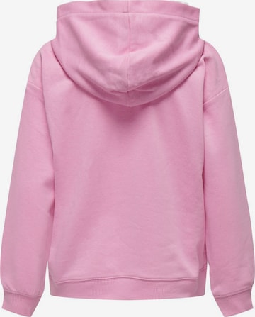 KIDS ONLY Sweatshirt 'Never' i pink