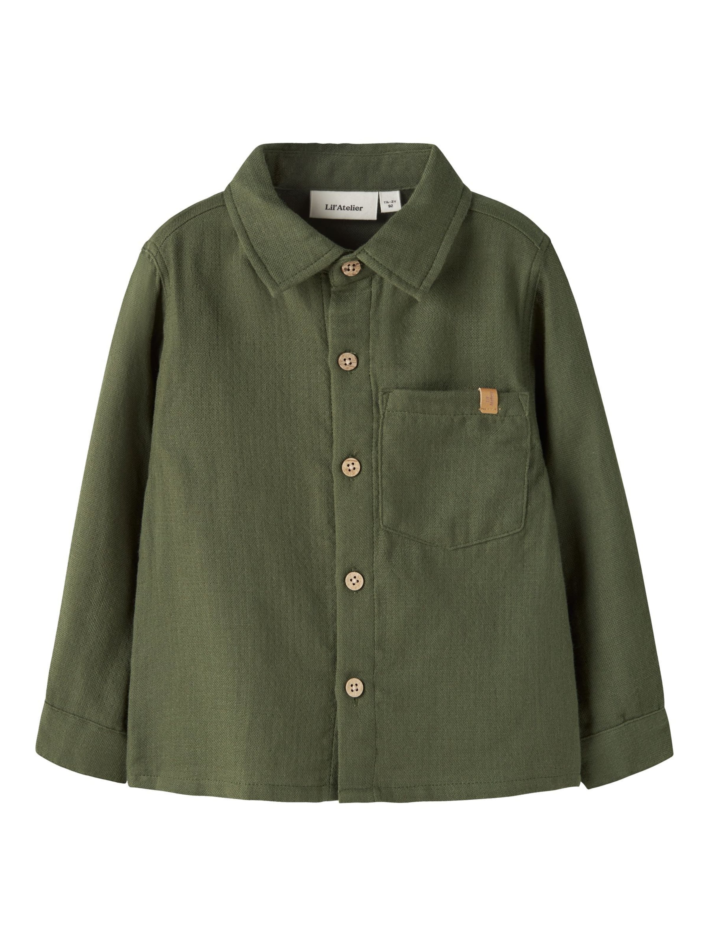 Comfort fit Camicia di Lil'Atelier in verde: frontale