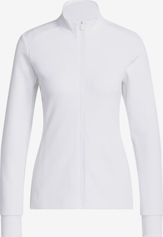 ADIDAS PERFORMANCE Trainingsjack in Wit: voorkant
