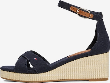 Sandales TOMMY HILFIGER en bleu : devant