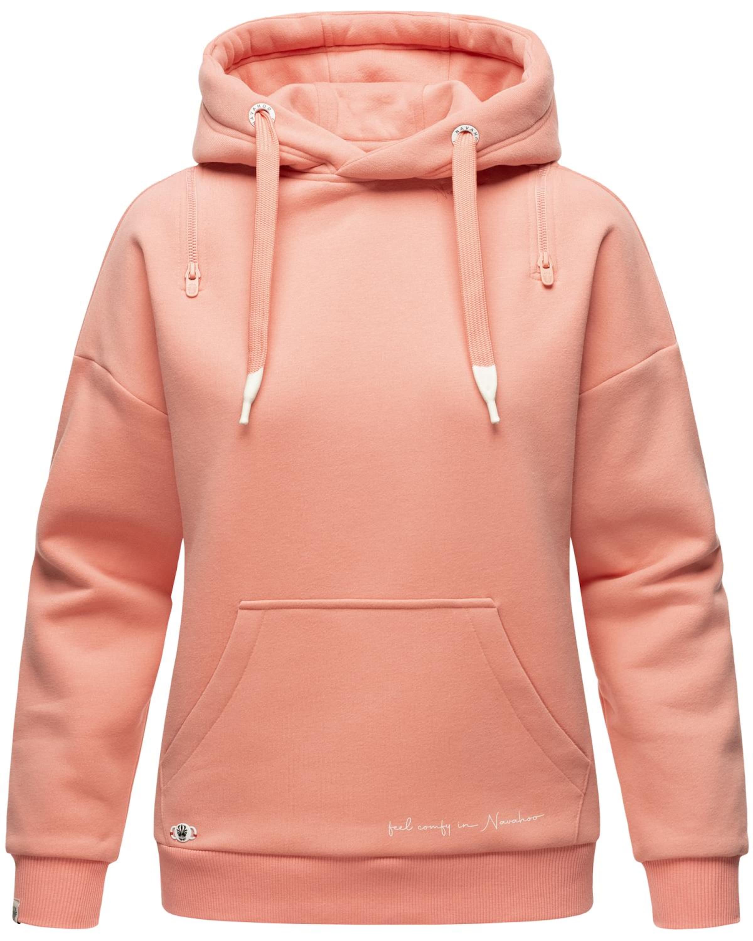 NAVAHOO Sweatshirt 'Zuckerbärchen' in Oranje: voorkant
