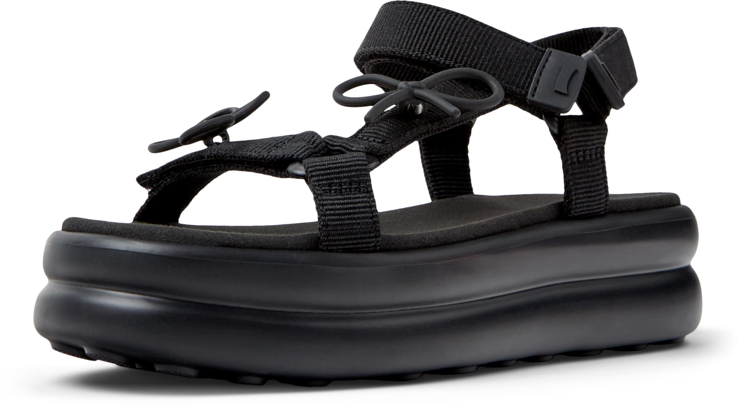 Sandales ' Pelotas Flota Up ' CAMPER en noir : devant