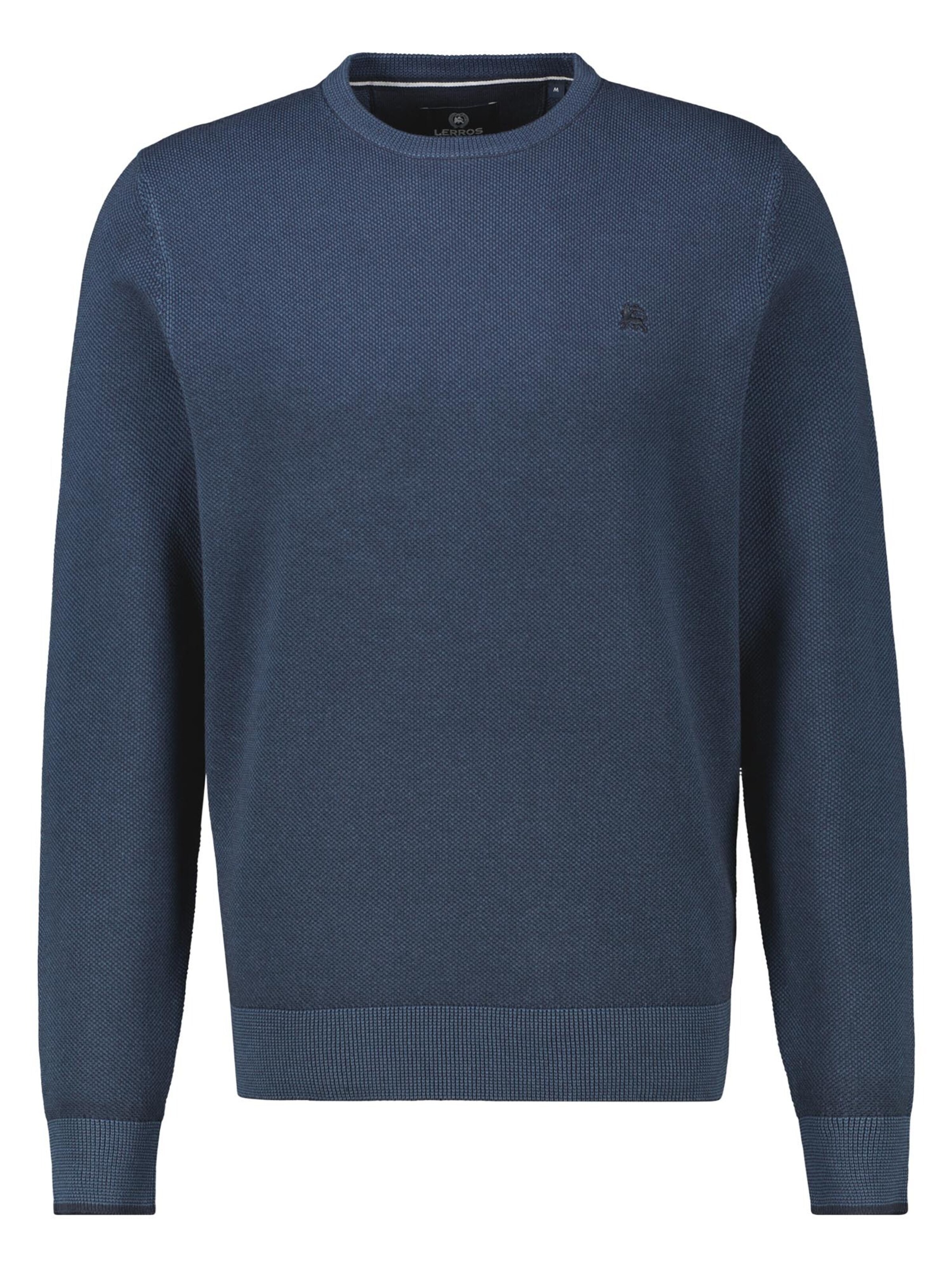 LERROS Pullover 'Basic'‌‌‌‌‌‌‌‌ in Blau: Vorderseite