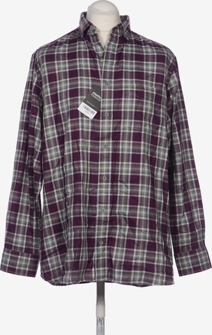 Walbusch Button Up Shirt in L in Purple: front