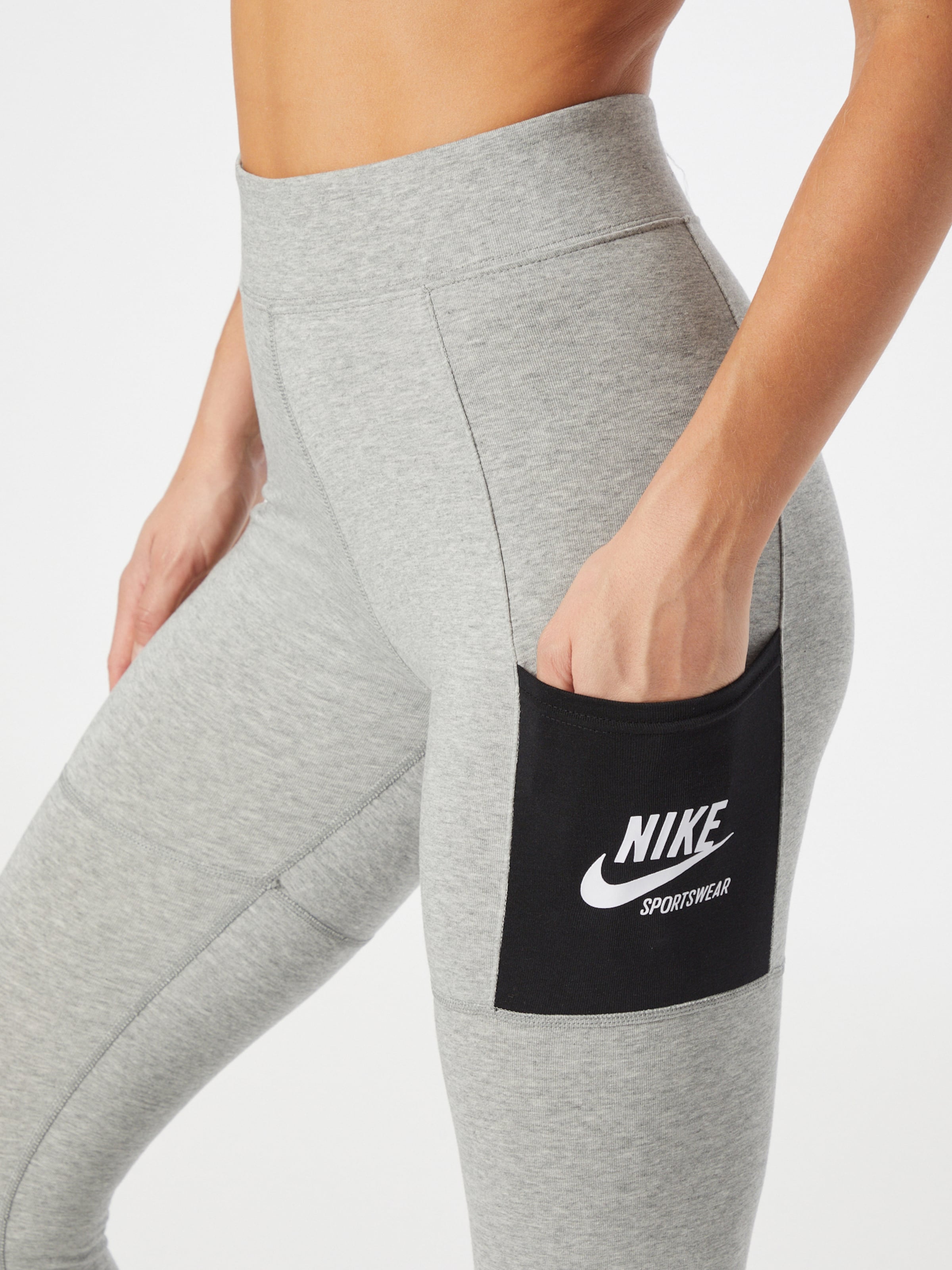 Pantalons Leggings Nike Sportswear en Gris Chiné 
