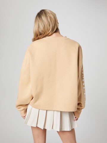 Sweat-shirt 'Tia' Smiles en beige