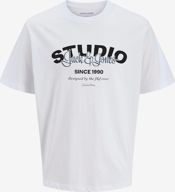 JACK & JONES - Camiseta 'JJYUKI' en blanco: frente
