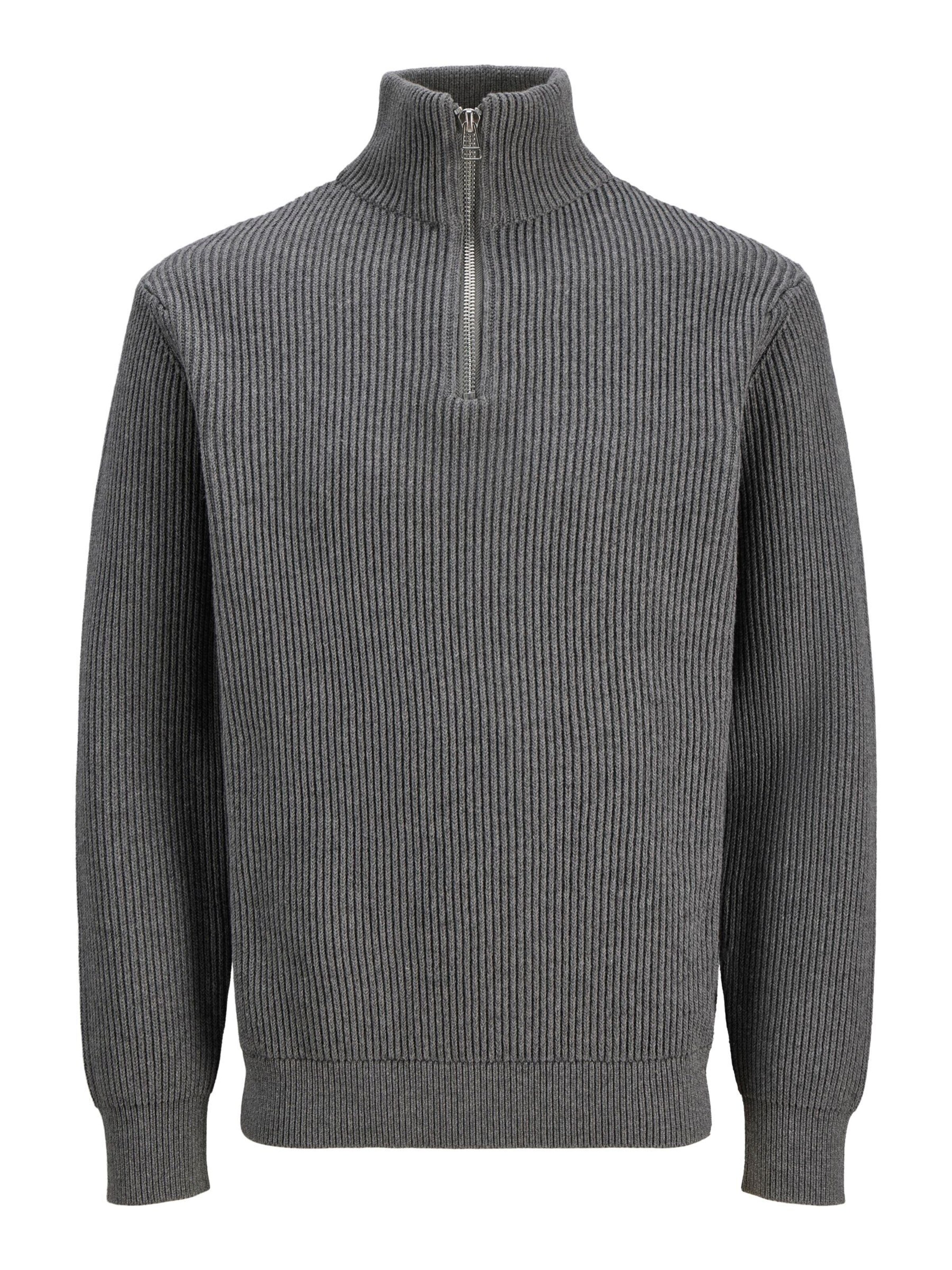 JACK & JONES Pullover in Grau: Vorderseite