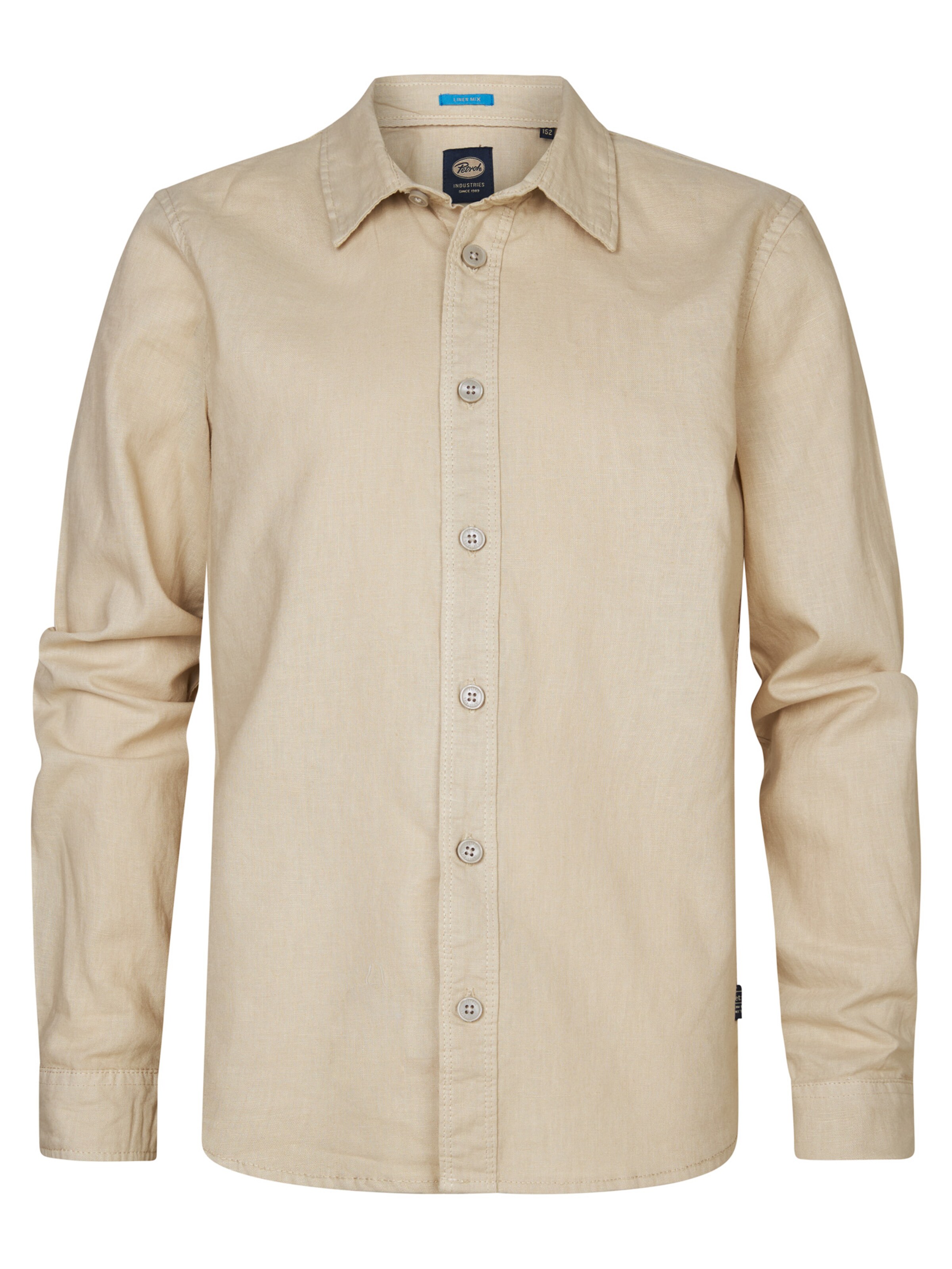 Petrol Industries Button up shirt 'Seascape' in Brown: front