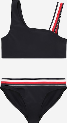 Tommy Hilfiger Underwear Bustier Bikini in Blauw: voorkant