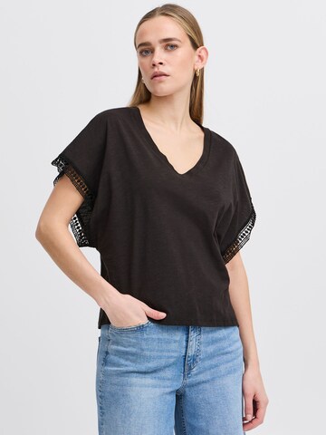ICHI Shirt ' IHOLYA SS4 ' in Zwart