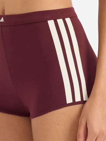 Culotte ' Sport Active Essentials Cotton 3 Stripes ' ADIDAS SPORTSWEAR en rouge