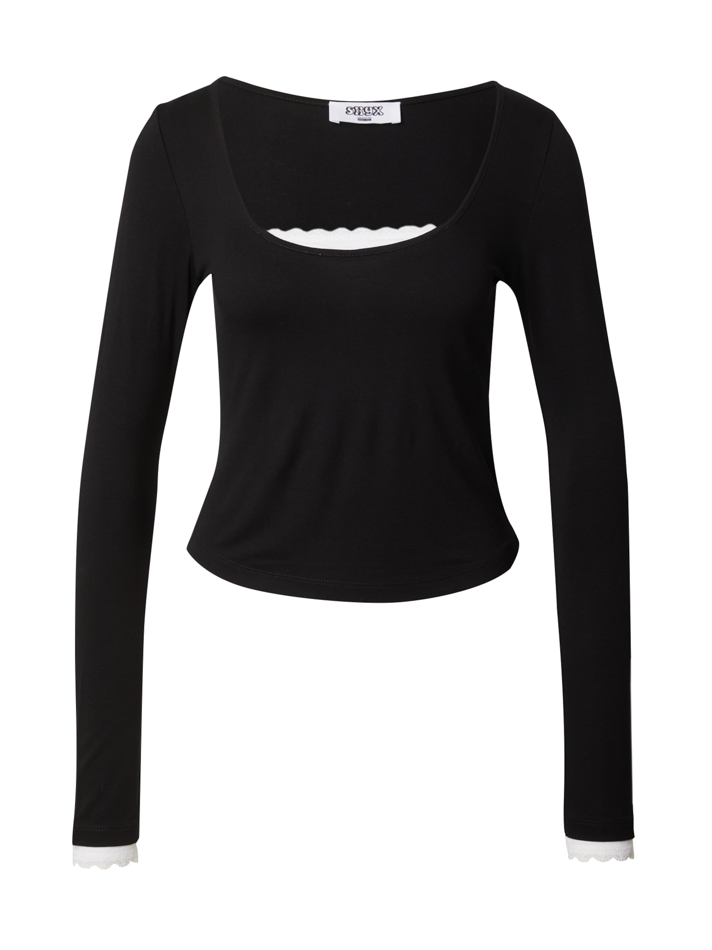 SHYX Shirt 'Caro' in de kleur Zwart, Productweergave