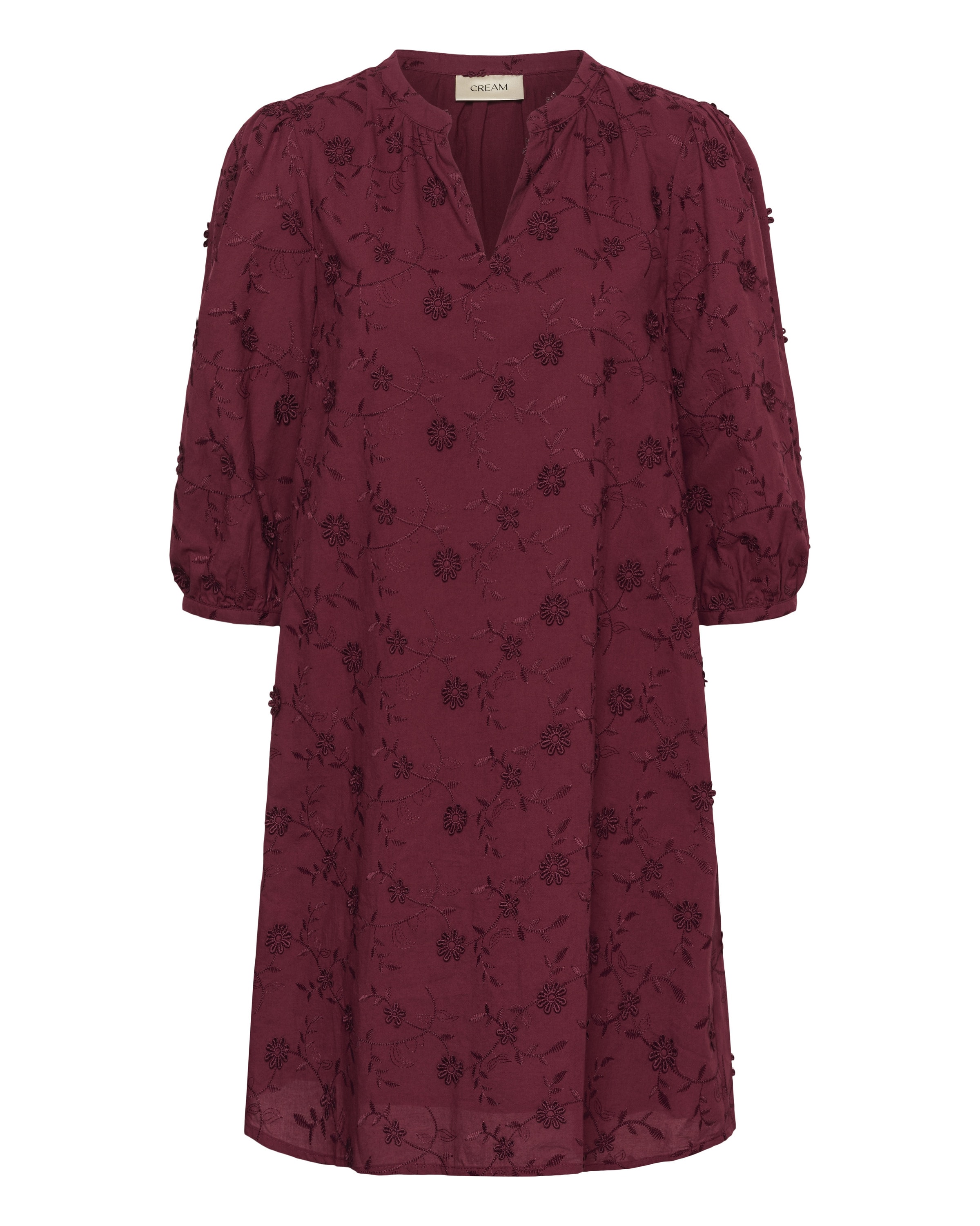 Cream Dress 'CR Olivia' in Red: front