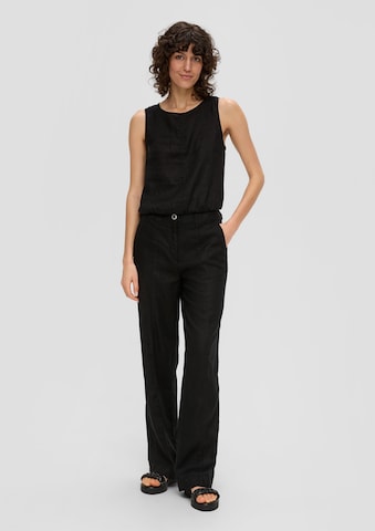 Loosefit Pantaloni di s.Oliver in nero
