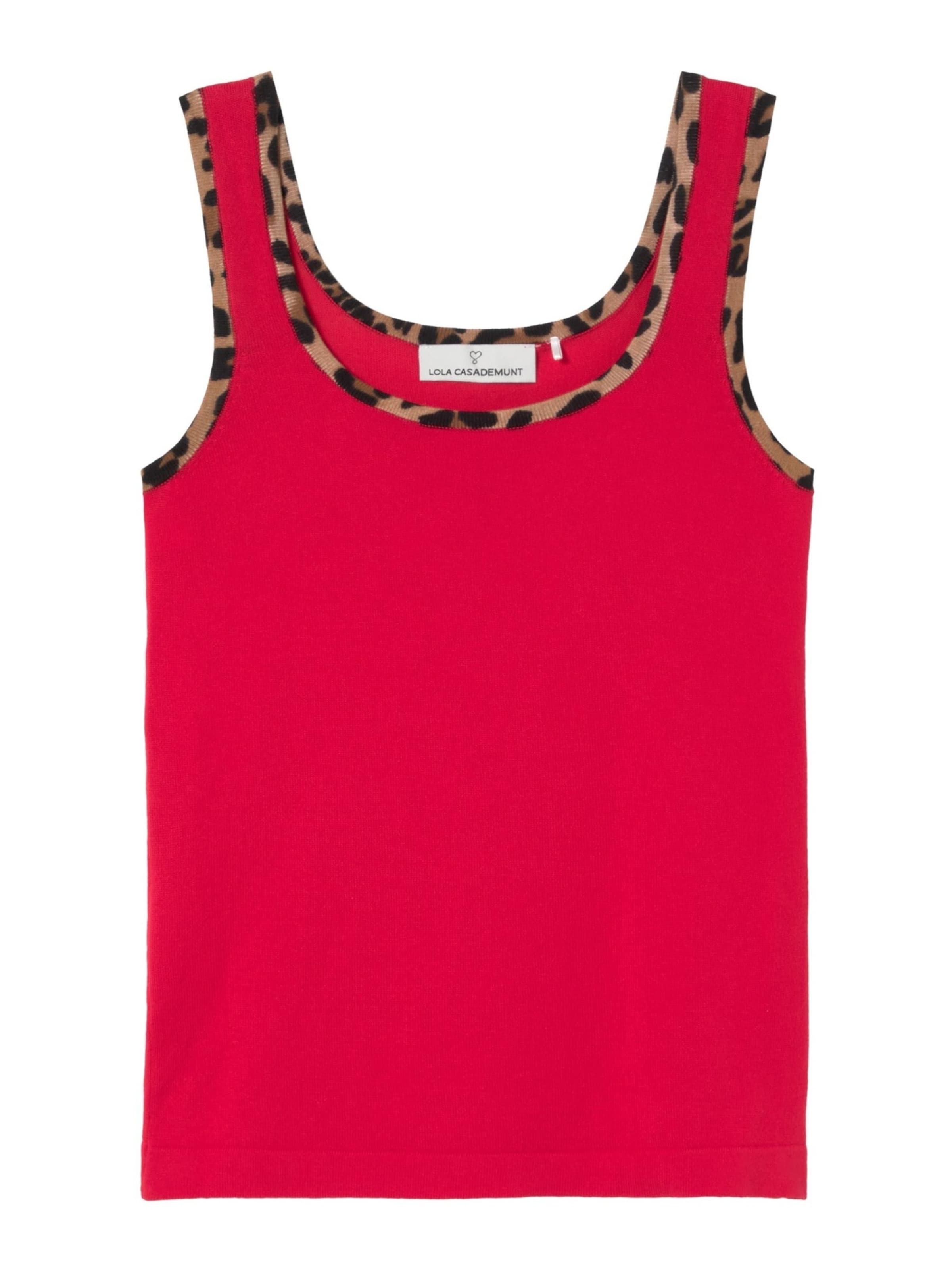 Lola Casademunt Topiņš, krāsa - brūns / kapučino / sarkans / melns, Preces skats