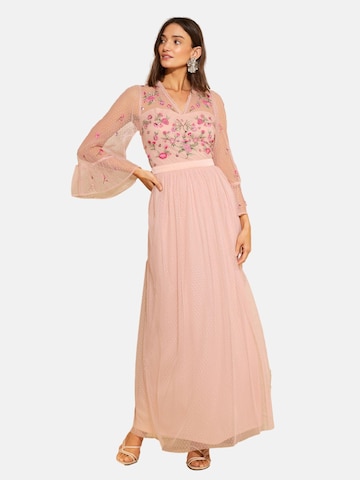 love & roses Avondjurk in Roze: voorkant