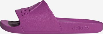 Claquettes / Tongs 'Adilette Aqua' ADIDAS SPORTSWEAR en violet : devant