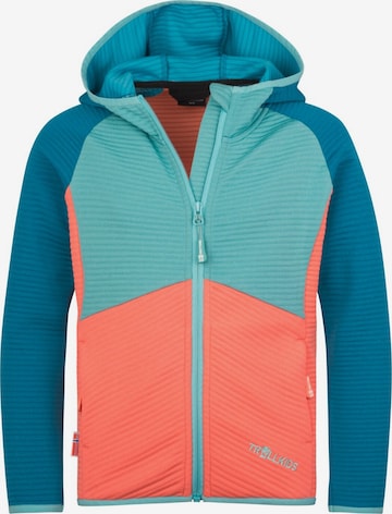 TROLLKIDS Fleece Jacket in Orange: front