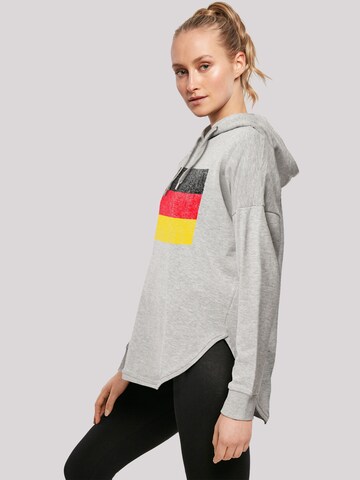 Sweat-shirt 'Germany Deutschland Flagge distressed' F4NT4STIC en gris