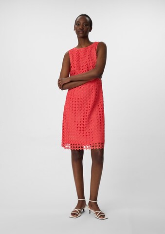 COMMA Kleid in Orange: Vorderseite
