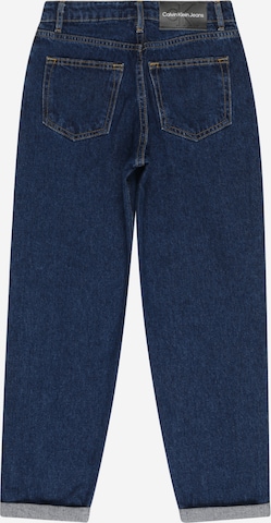 Calvin Klein Jeans Loosefit Džíny 'Barrel' – modrá