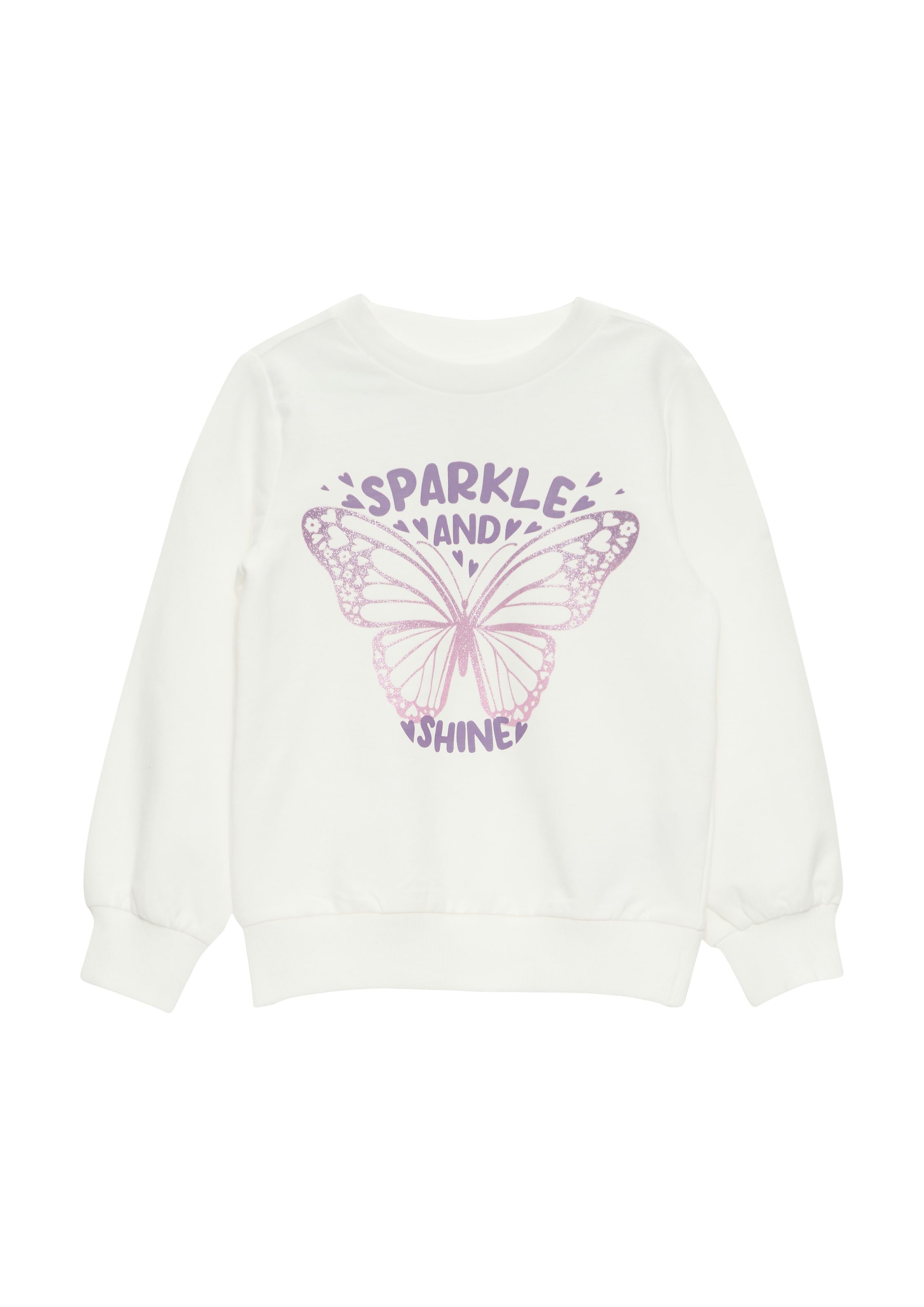 s.Oliver Sweatshirt in Beige: Vorderseite