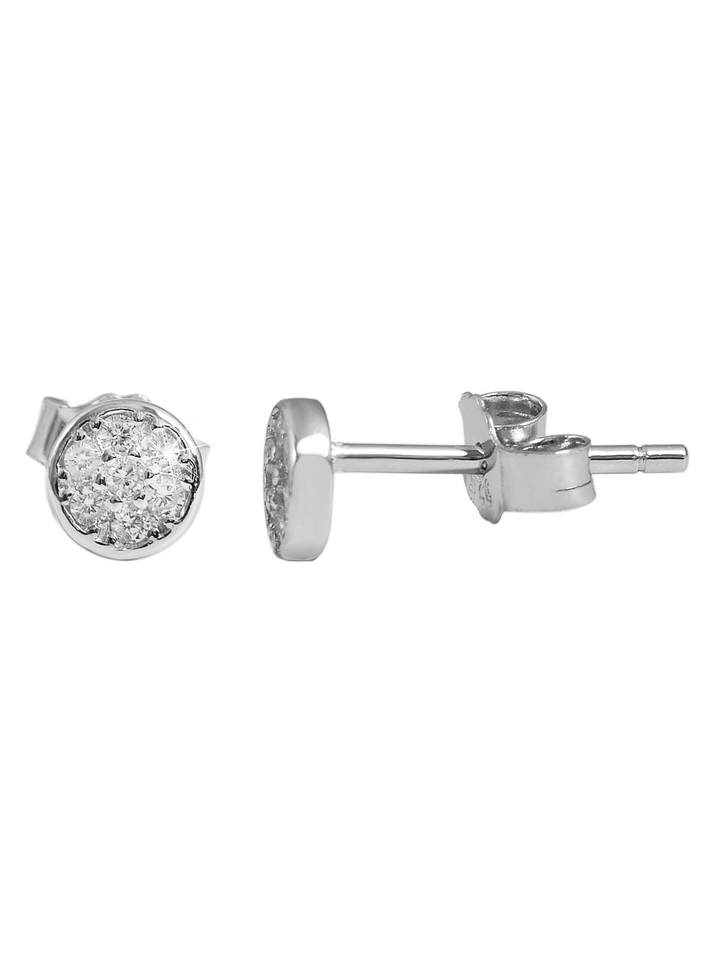 Akzent Earrings 'Romy' in Silver: front