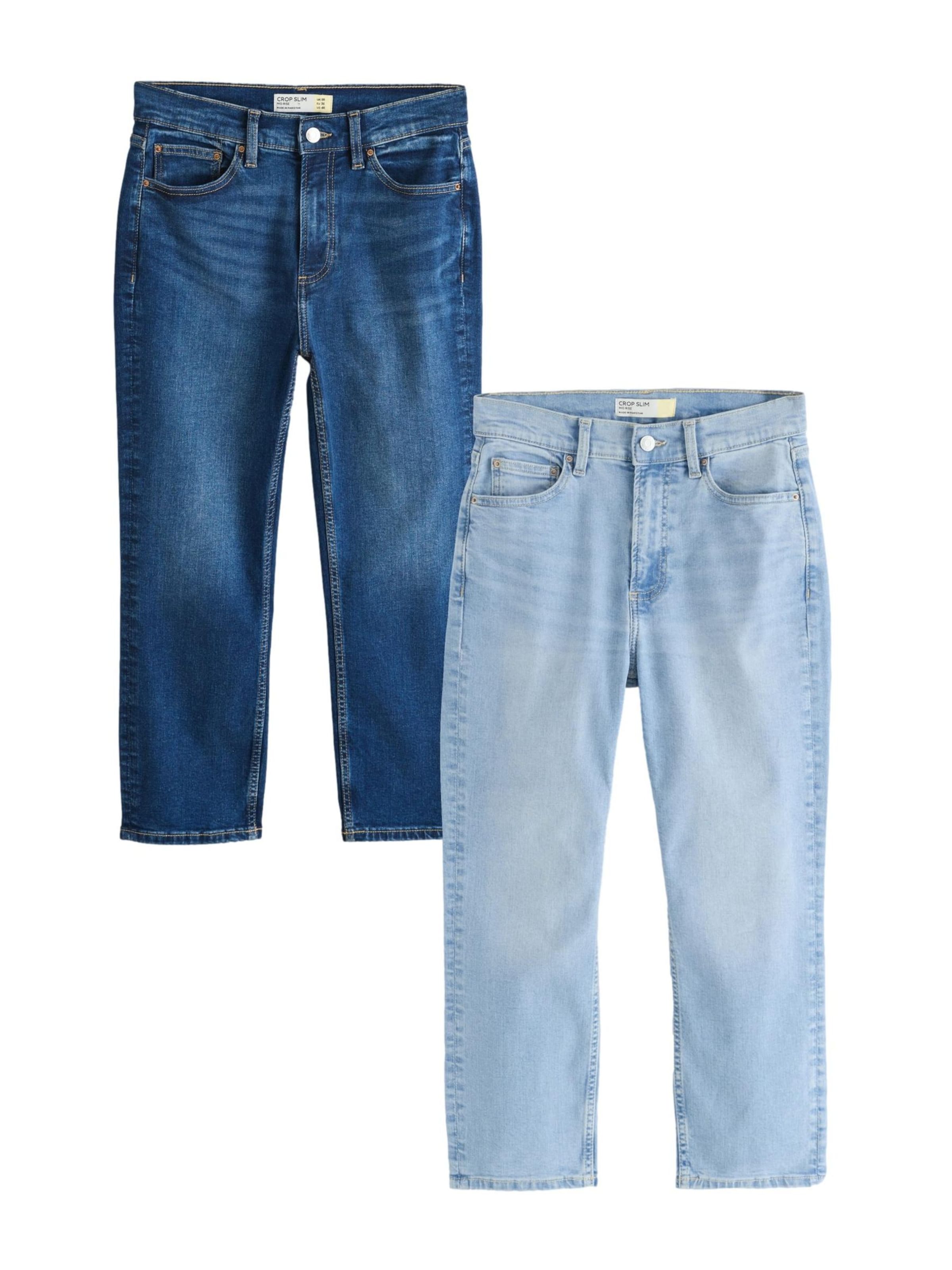 Next Slimfit Jeans in Blau: Vorderseite