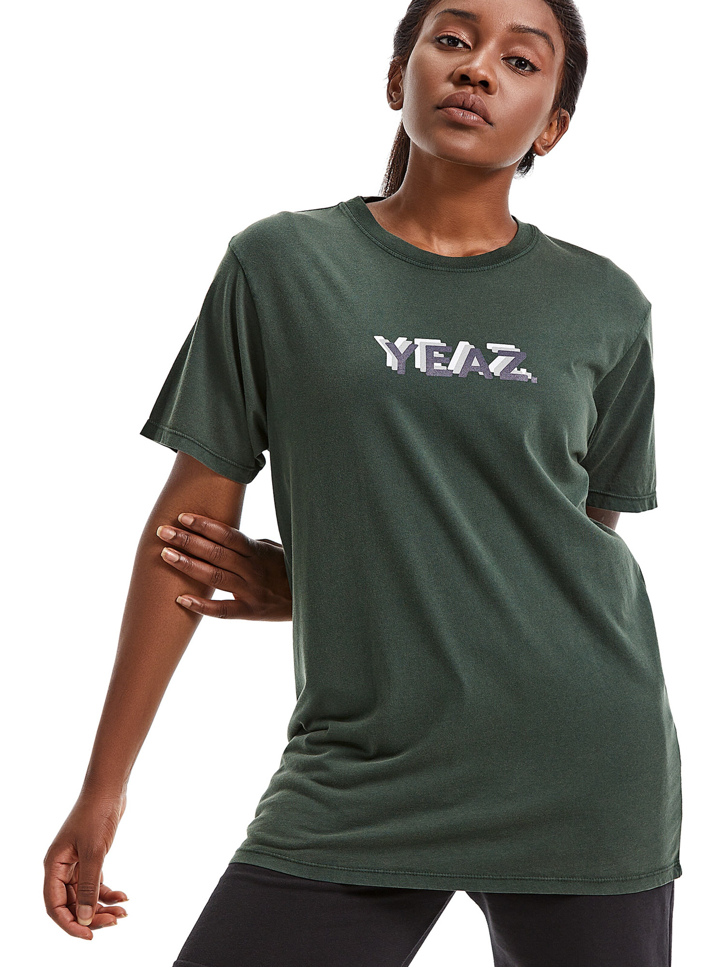 YEAZ Футболка 'Chawlay' в Зеленый