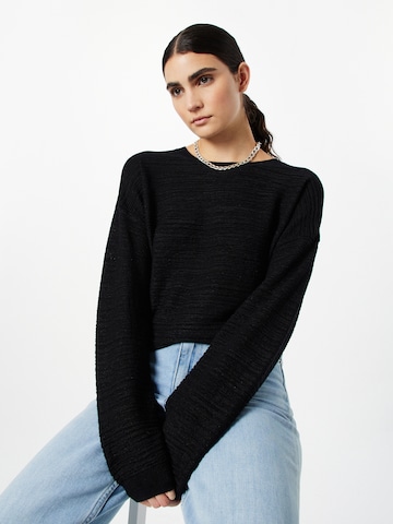 Pull-over Sisley en noir : devant