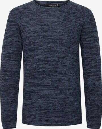 INDICODE JEANS Pullover 'Bayne' in Blau: predná strana