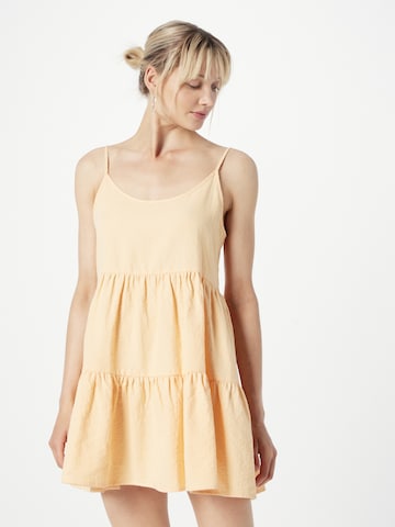 Cotton On - Vestido de verano en naranja: frente