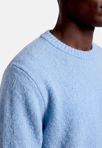 zero Strickpullover mit Rundhalsausschnitt in Blau