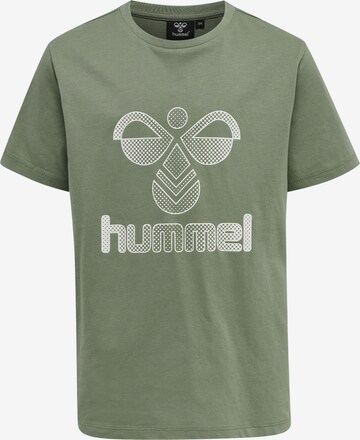 Hummel Shirt in Groen: voorkant