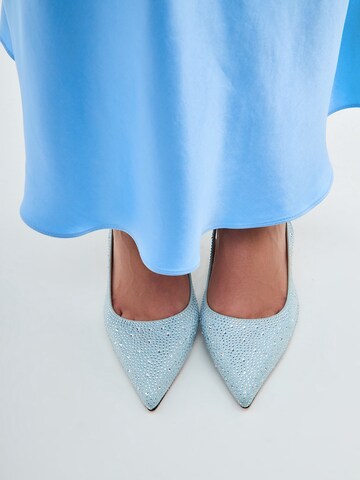 CESARE GASPARI Pumps 'Jewel' in Blau