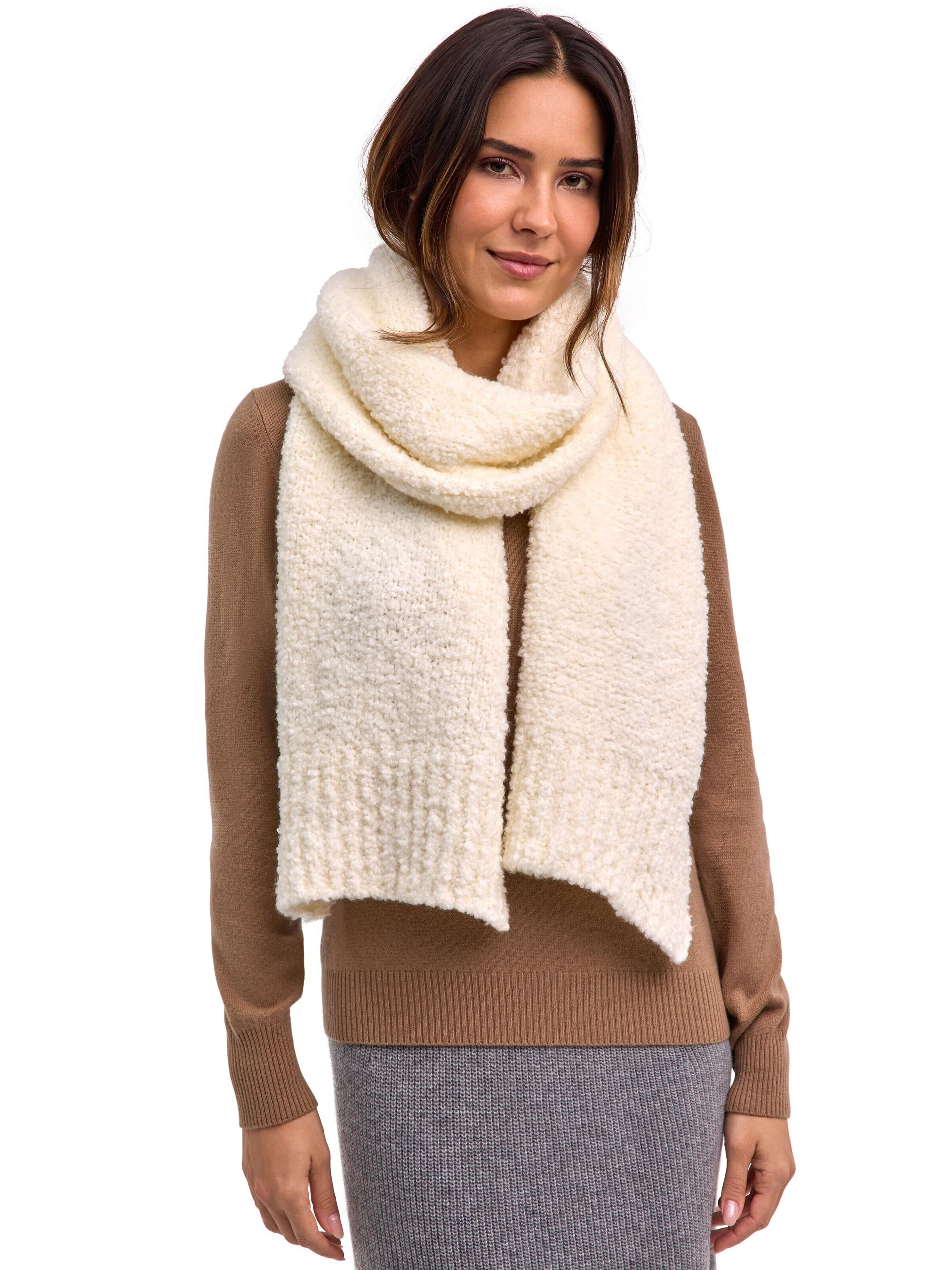FALKE Scarf in White: front