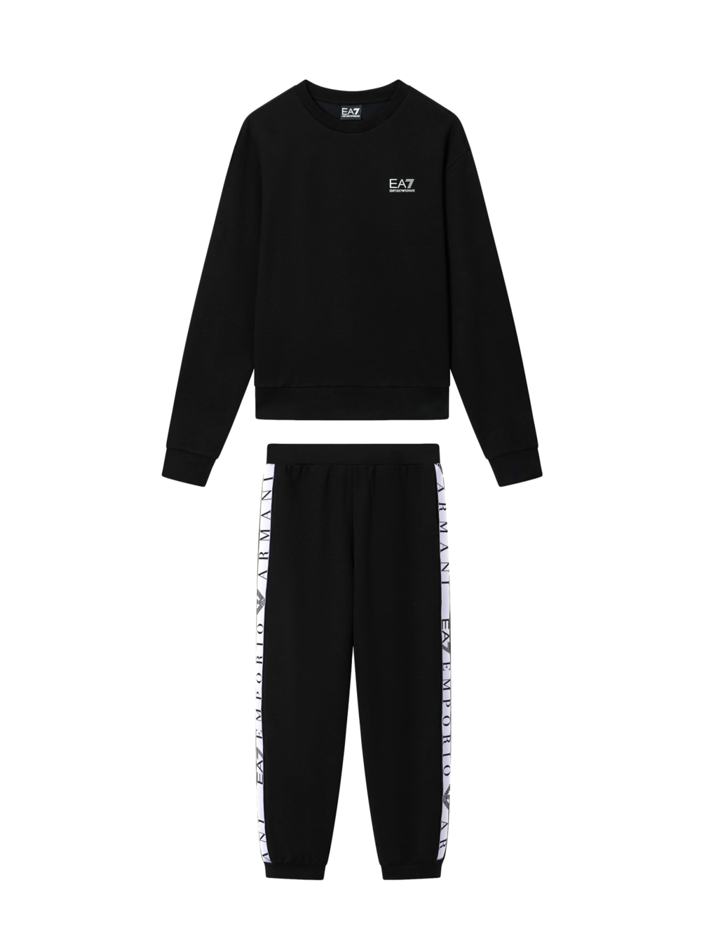 EA7 Emporio Armani Sweatsuit in Black / White, Item view