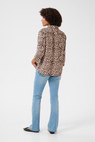 Cream Blouse 'Tiah' in Beige