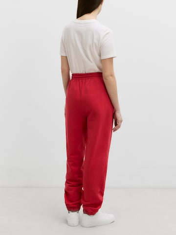 EDITED regular Παντελόνι φόρμας 'Una' σε κόκκινο