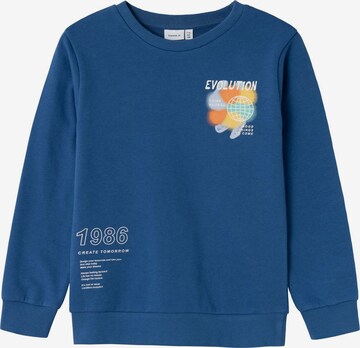 Sweat NAME IT en bleu : devant