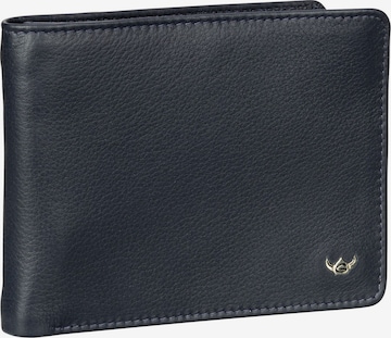 GOLDEN HEAD Wallet 'Capri' in Blue: front