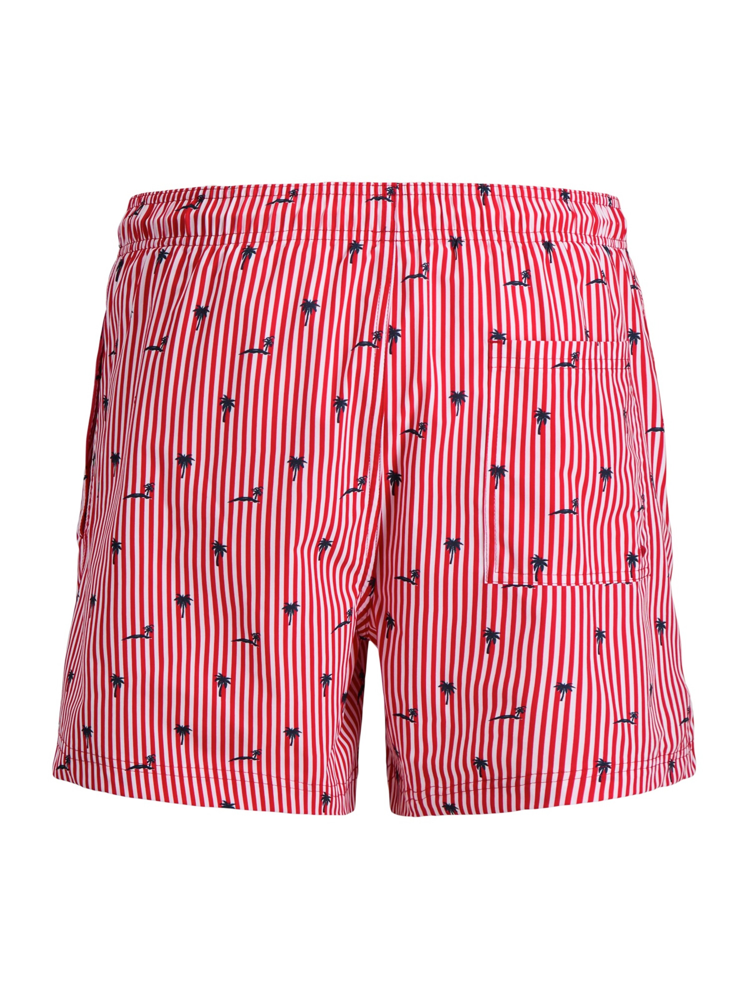 JACK & JONES - Bermudas 'JPSTMAUI BREEZE' en rojo
